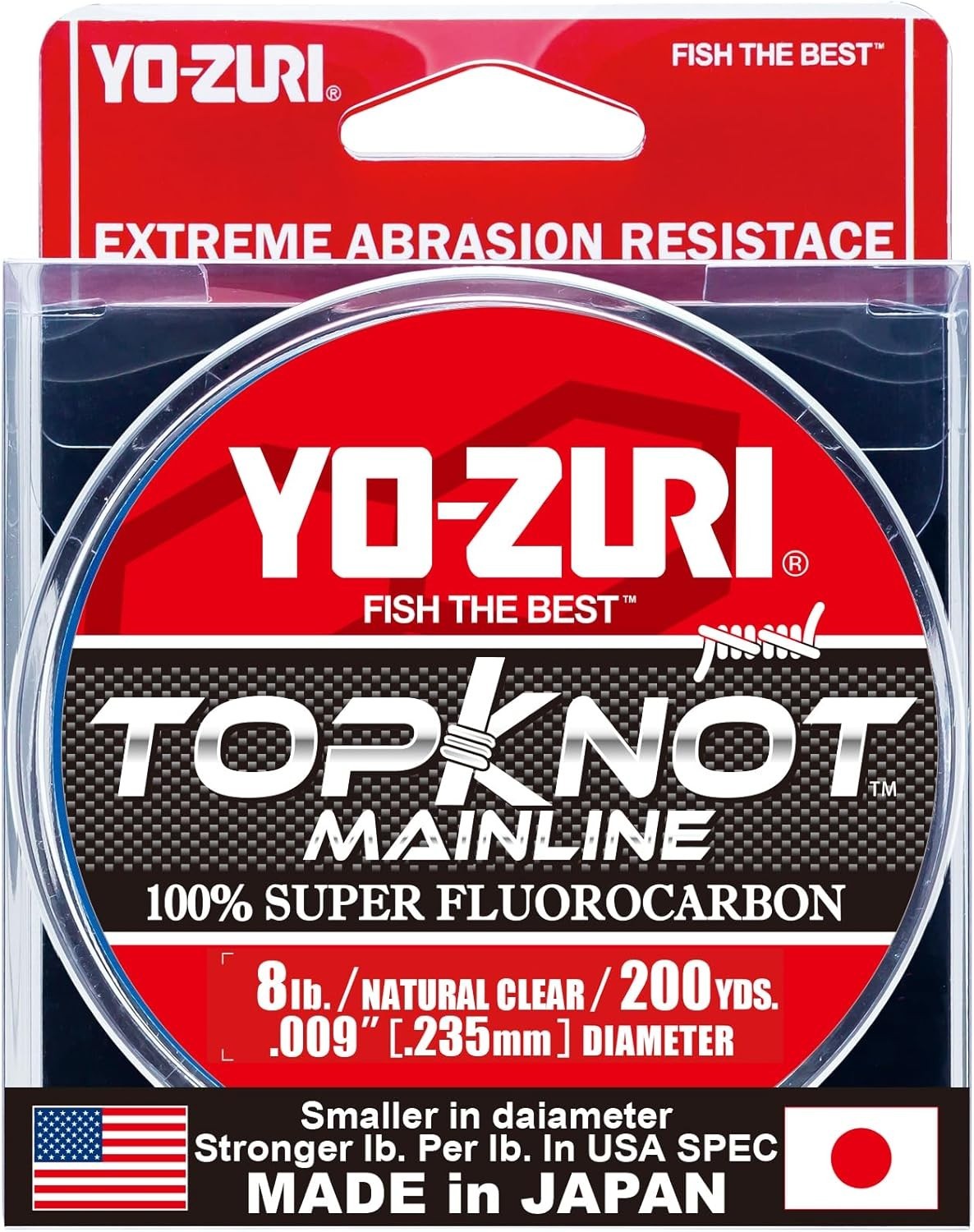 Topknot Mainline Natural Clear 200 Yards Fluorocarbon Fishing Line