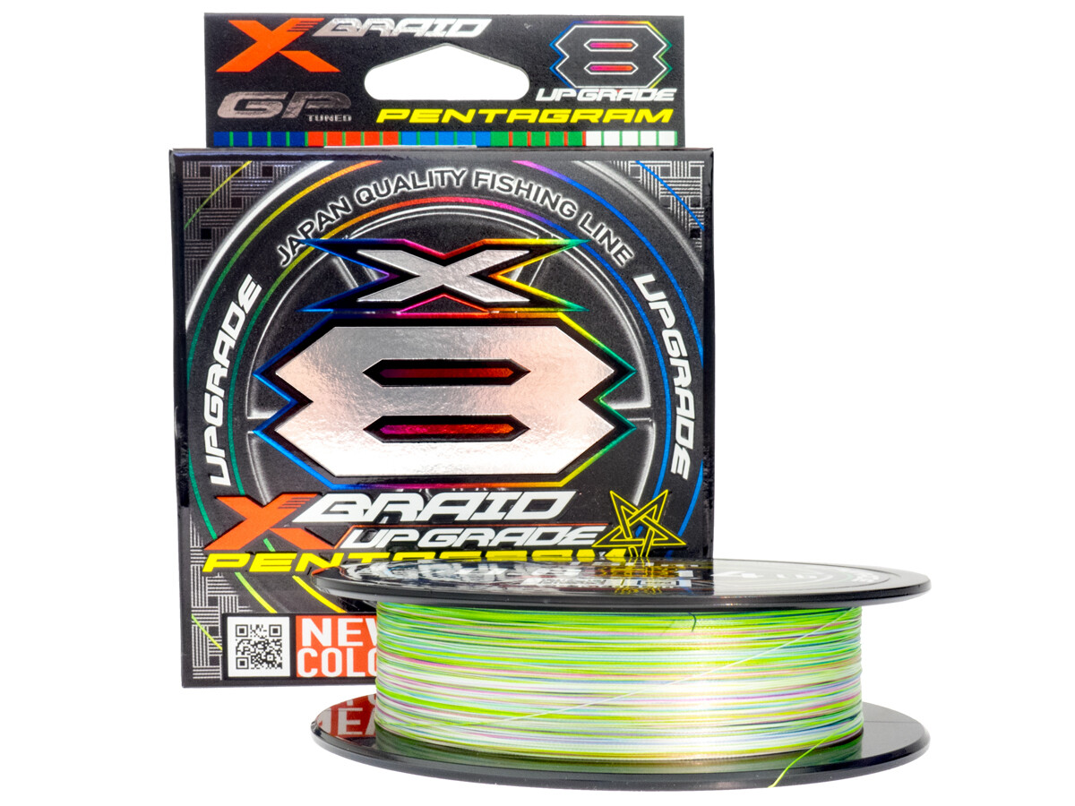 NEW 2026 YGK X-Braid Upgrade X8 Pentagram 300m Multicolor Braided line Japan