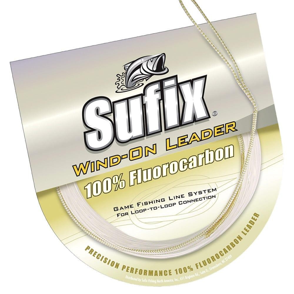 Sufix Wind-On Fluorocarbon Leader 80 lb Clear 11 Yards #700-080F