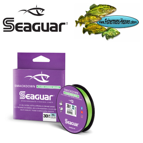 Seaguar – Braid – SMACKDOWN 30 LB Test GREEN 300 Yard Spool ( 30SDFG300 )