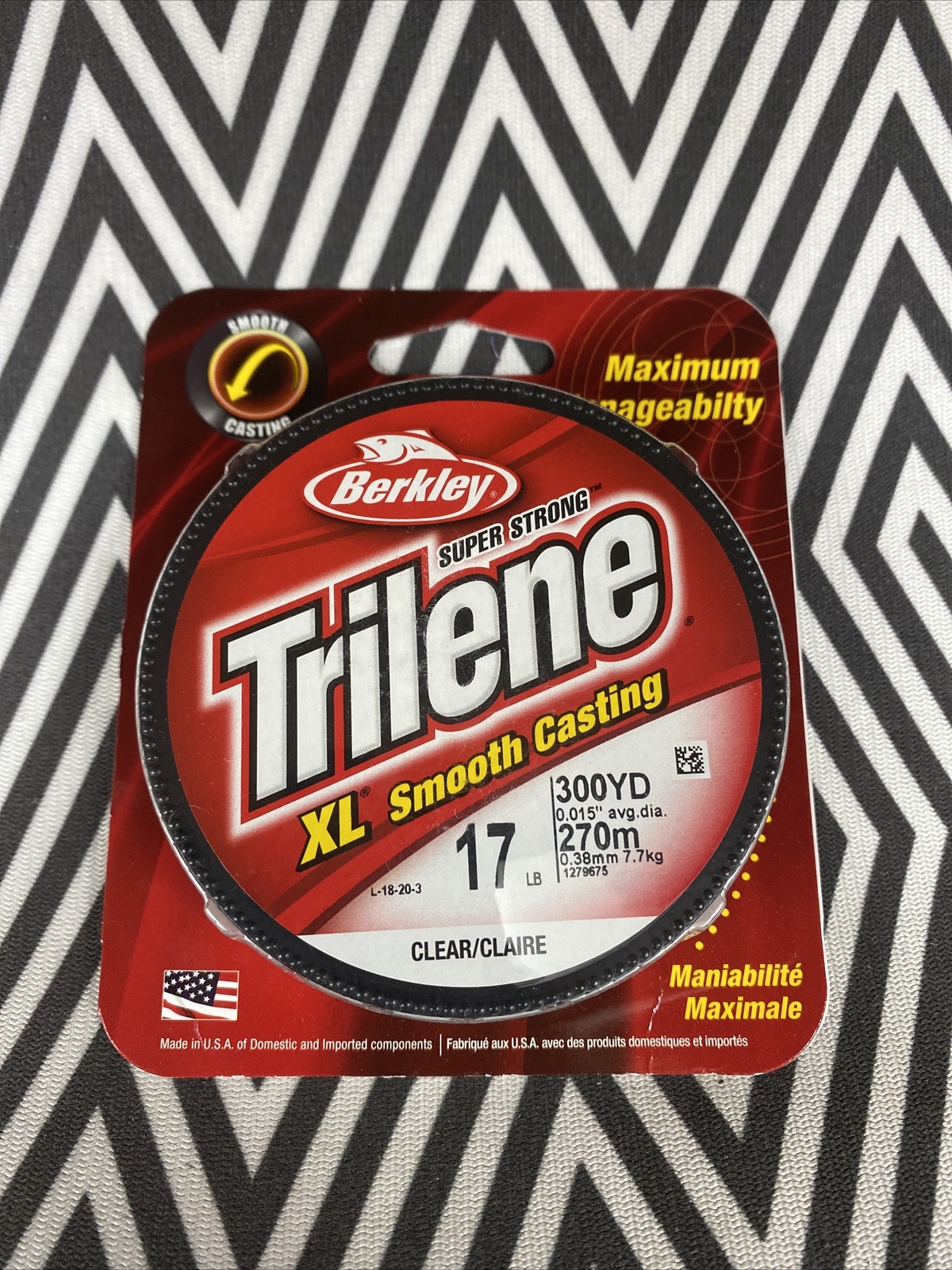 Berkley Trilene 17 LB 300 Yards XL SMOOTH CASTING – Clear – Fishing Line