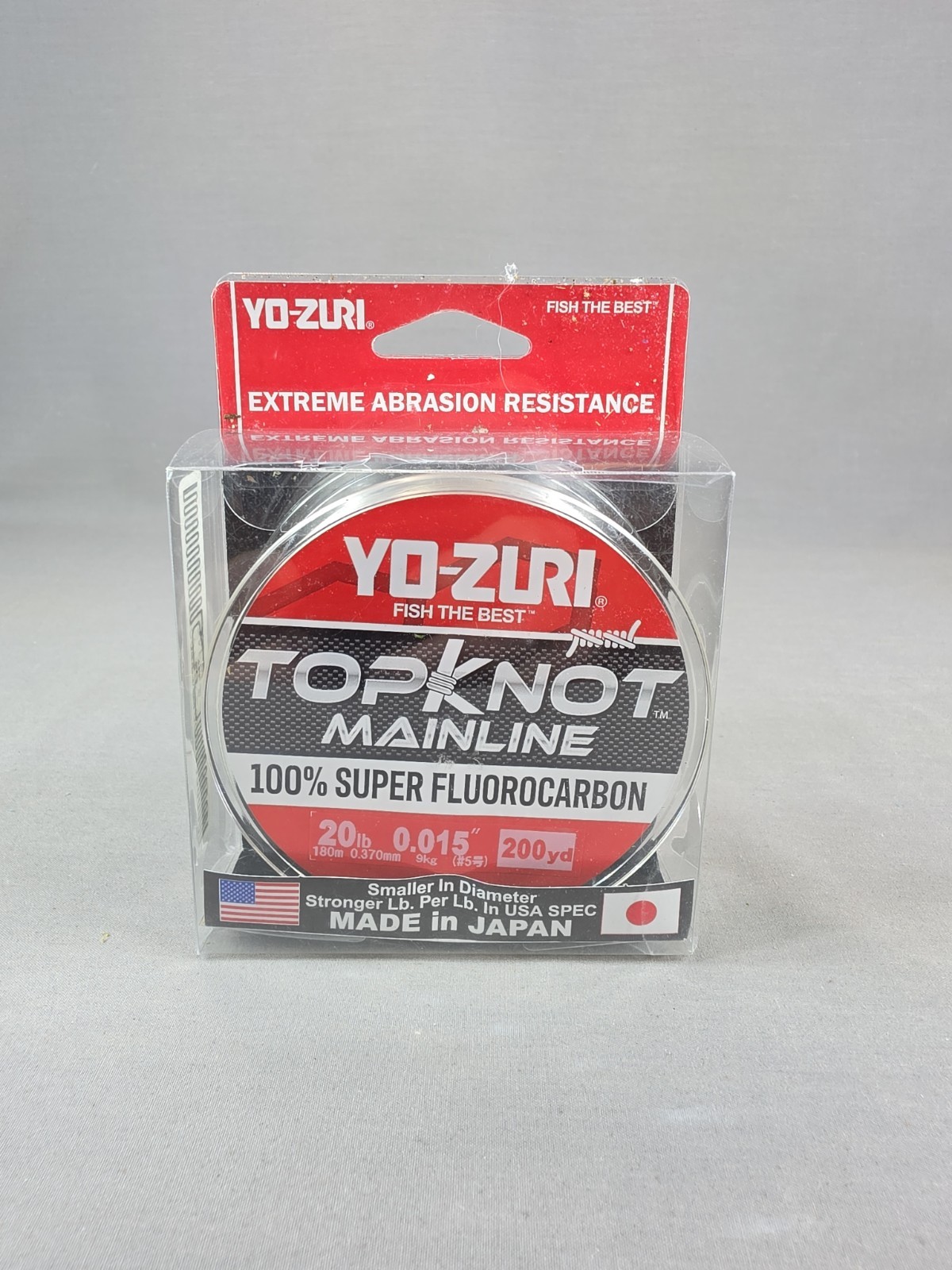Yo Zuri 20 lb TopKnot Natural Clear Fishing Line Super Fluorocarbon 200 yds