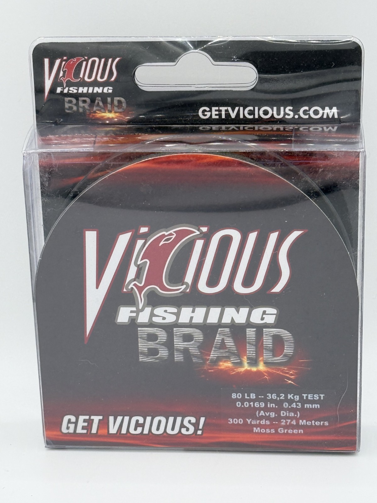 Vicious Braid | Moss Green | varied size