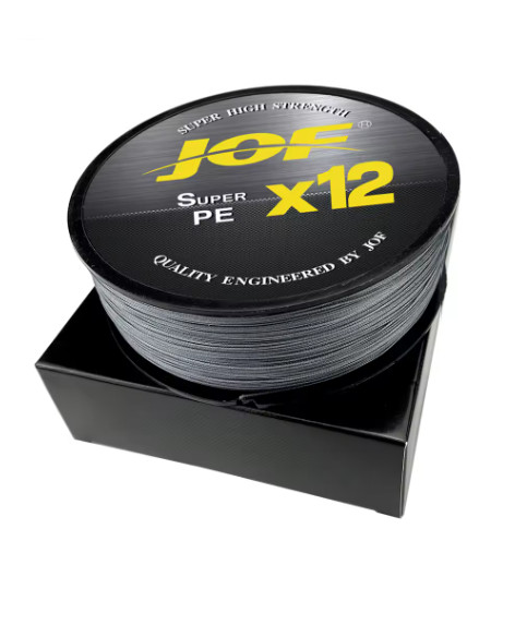 JOF X12 12-Strand PE Braided Fishing Line 100-500M Super Strong
