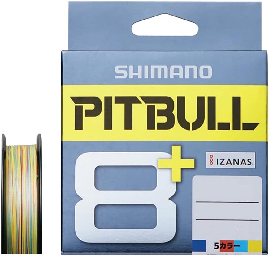 Shimano Pitbull 8+ PE Fishing Line, No. 0.4 to 2.0, 164.0/218.7 yd (150/200 m),