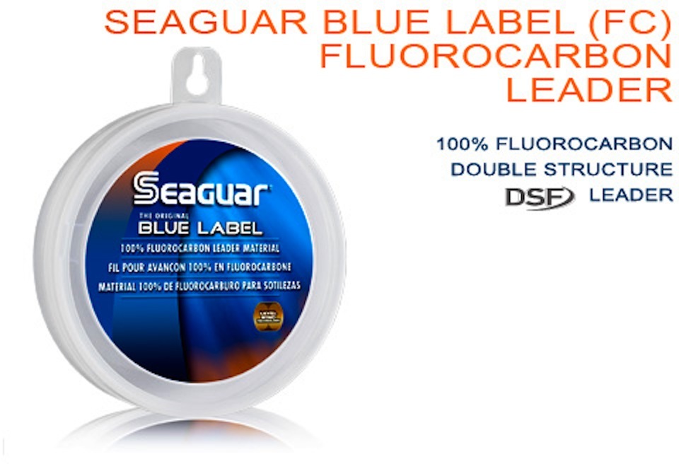 Seaguar Blue Label 25yds 100% Fluorocarbon 80lb test Dia. .032″ .810mm