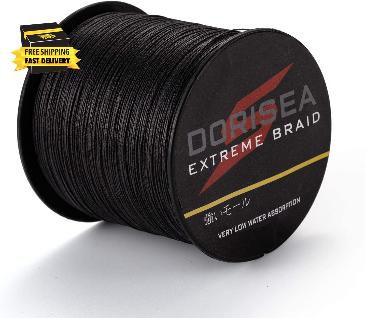 Extreme Braid 100% Pe Black Braided Fishing Line 109Yards-2187Yards 6-550Lb Test