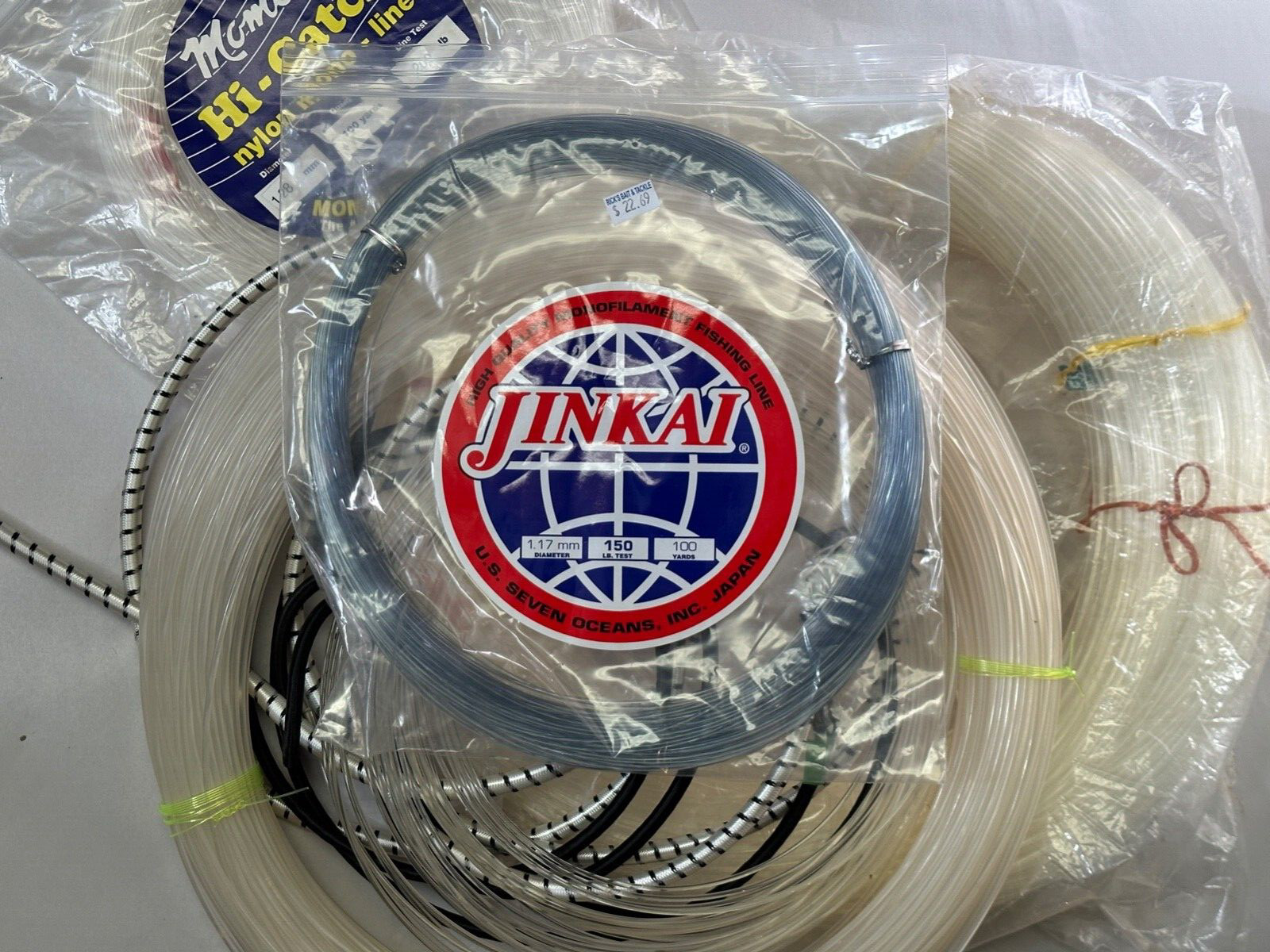 Nylon Mono Line Monofilament Fishing Leader *Large lot* Momoi’s Hi Catch, Jinkai