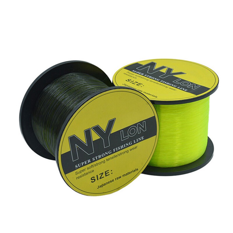 500m Monofilament Fishing Line Nylon Mono Fishing Line Clear Green Yellow Red
