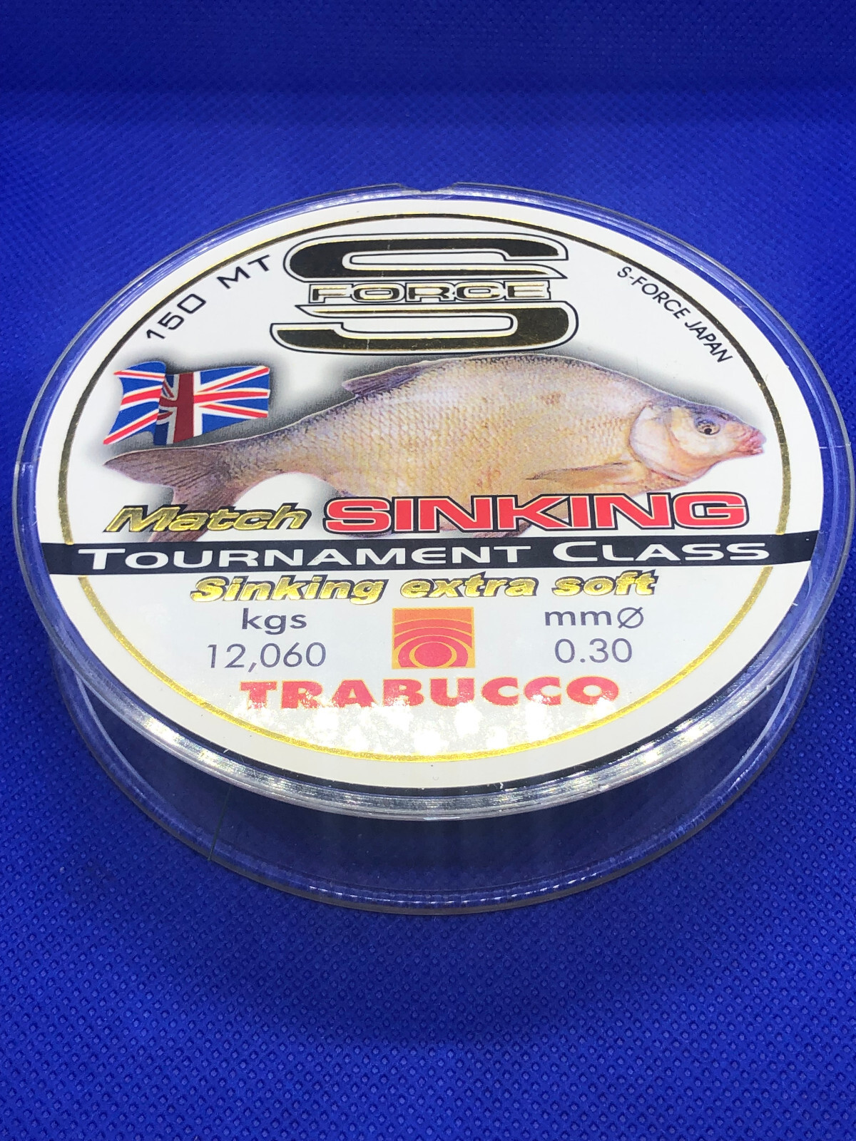 S-Force Japan Premium Match Sinking Fishing Line 150mt 0.3mm 12.06Kgs