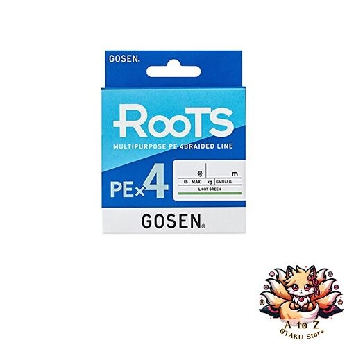 NEW GOSEN Roots PE x 4 Light Green 200m #2