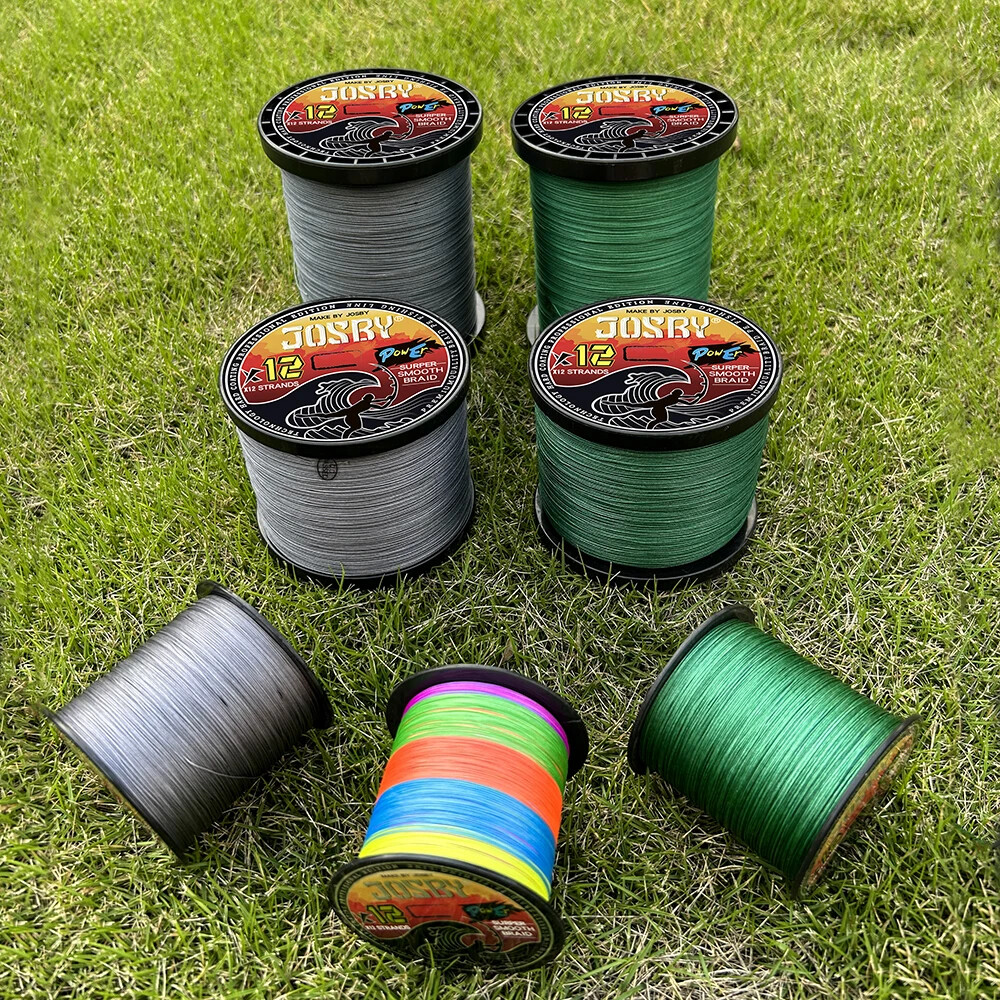 12 Strand 300/500/1000/100M Saltwater Freshwater Weave Braided Fishing Line
