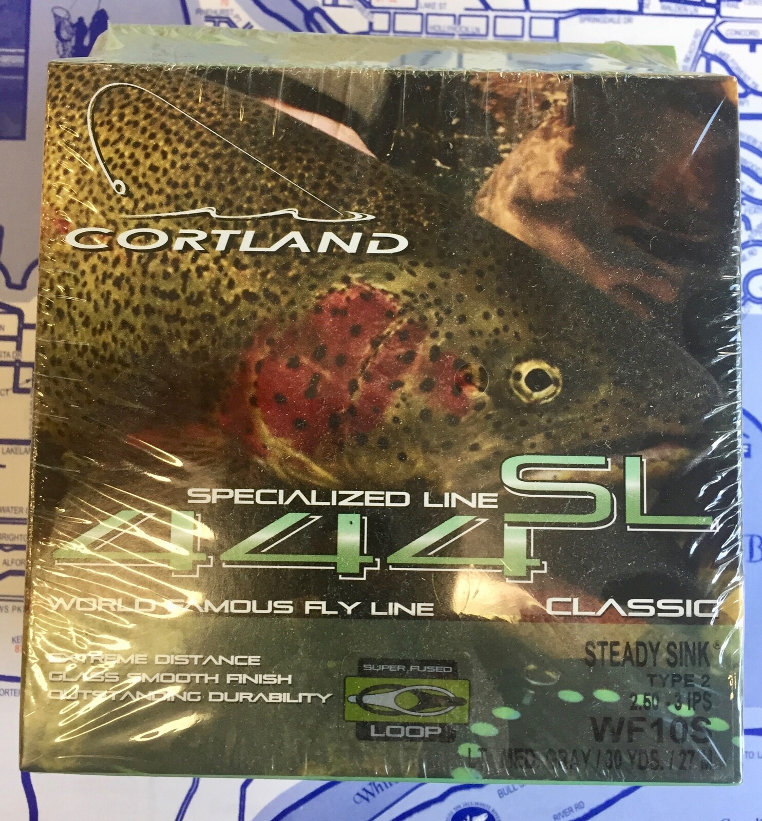 Cortland 444 Classic WF10 Type 2 Sinking Fly Line Dual Loops