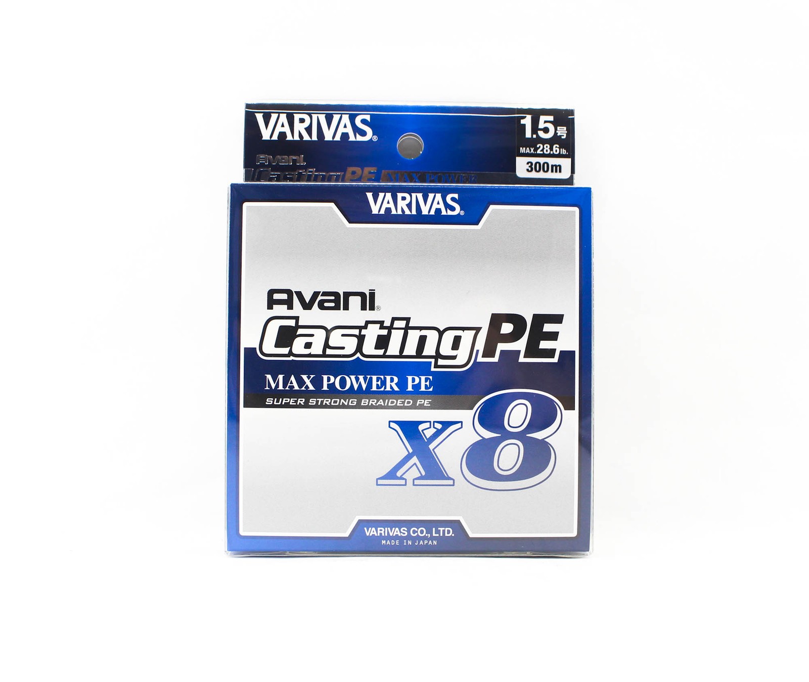 Varivas P.E Line New Avani Max Power Casting X8 300m P.E 1.5 28.6lb (8555)