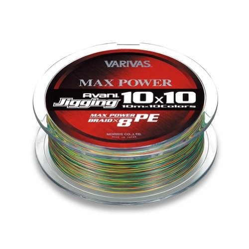 VARIVAS Avani Jigging 10X10 Max Power PE X8 300m #3 48lb PE Braid