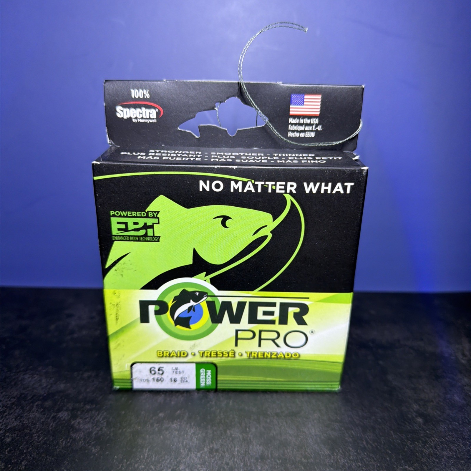 New Power Pro Spectra Braided Fishing Line 65 Lb 150 Yds Moss Green