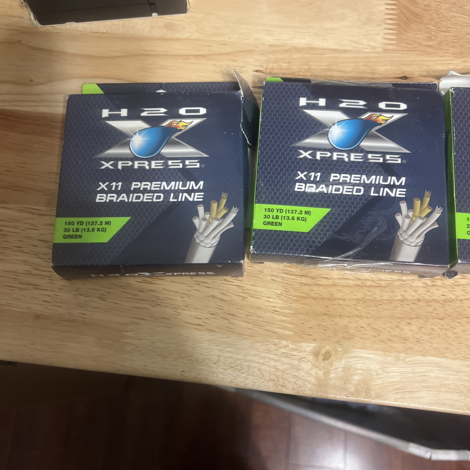 H2O Express X11 Premium Braided Line 8StrandSpectra On3Core 2 150 Yd 30 Lb 1 20