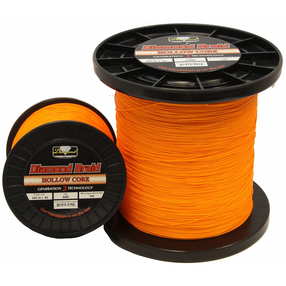 Diamond 3000yd Braid Generation III Hollow Core 60lb DFP-75310