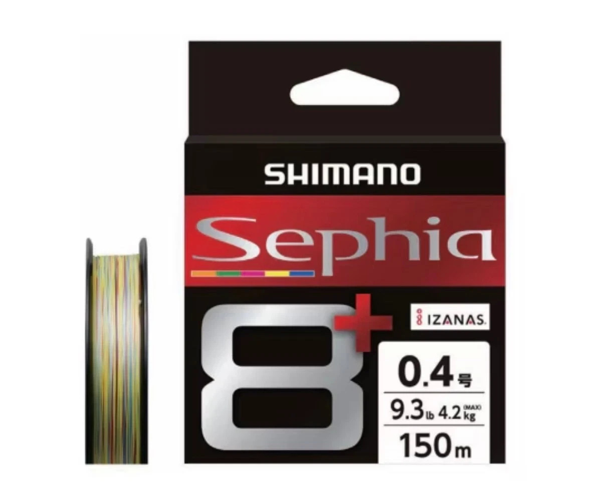 SHIMANO Sephia 8+ PE Braided Fishing Line 10m x 5 Colors Choose Size Japan