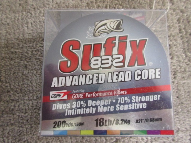 Sufix 832 Advanced Lead Core 18# 200 Yrds