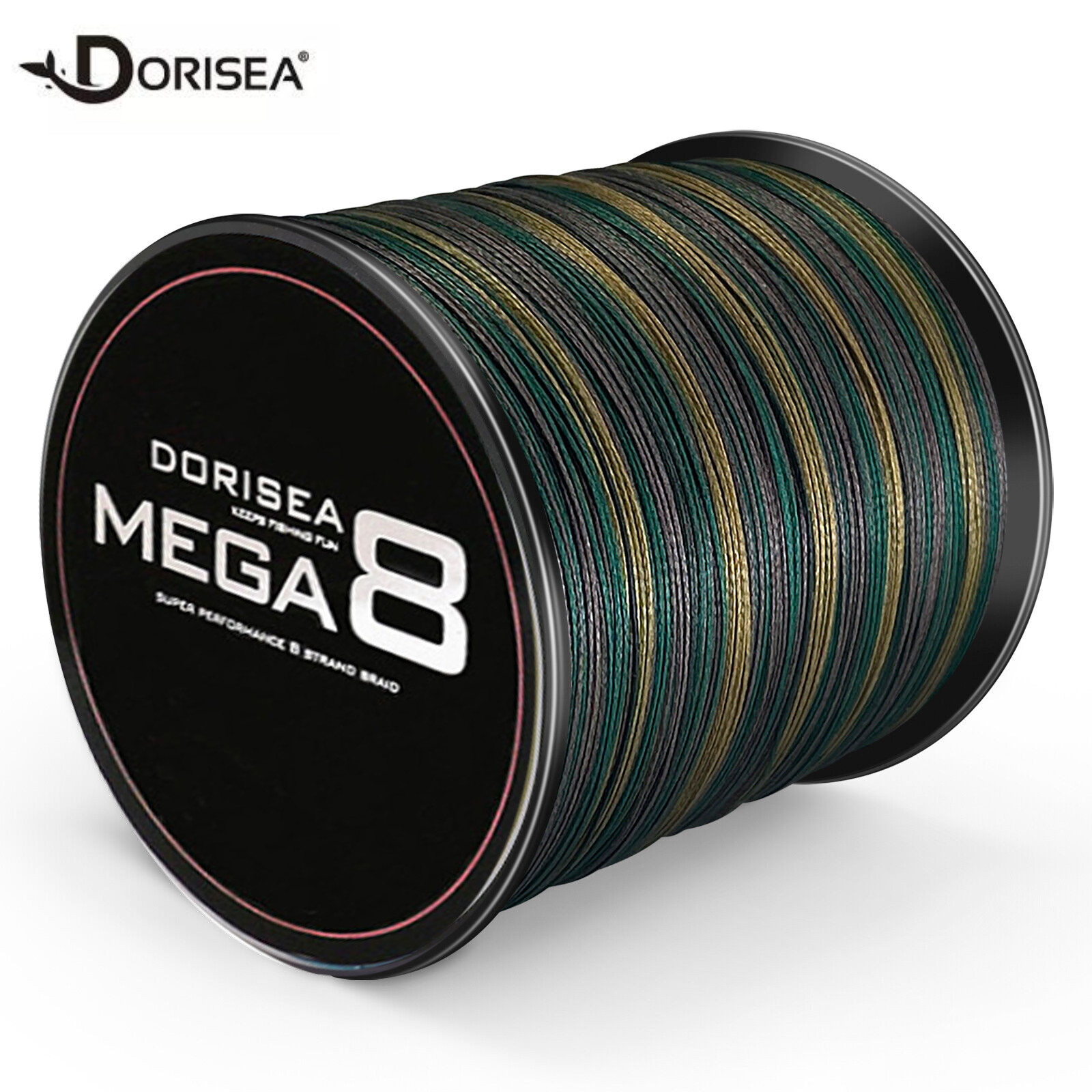 Dorisea 4/8 Strands 100M-2000M Camouflage Color PE Extreme Braided Fishing Line