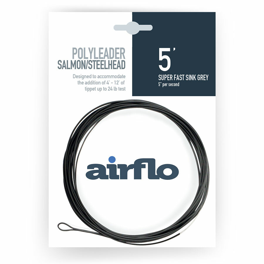 Airflo Salmon / Steelhead Polyleader – 5′ Super Fast Sink – New