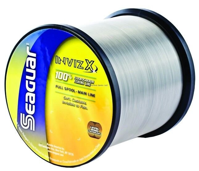 NEW! Seaguar InvizX 100% Fluorocarbon Main Line 8Lb 1000Yds 08VZ1000
