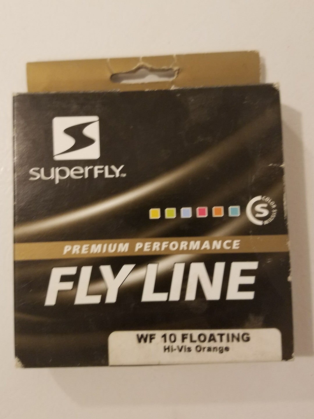 Superfly Fly Line WF 10 Floating Line hi vis orange 90 feet