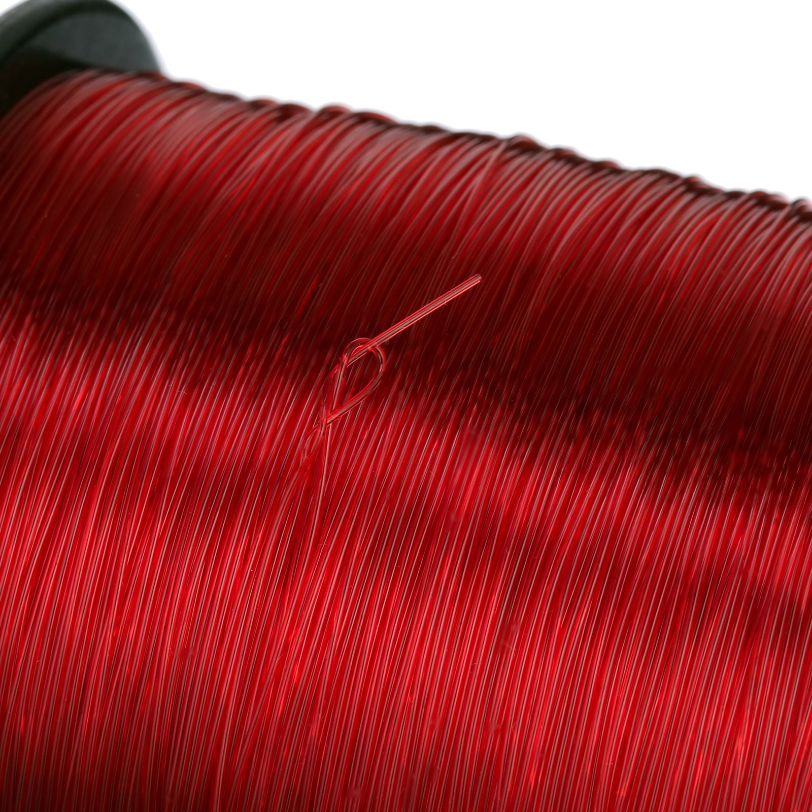 Zebco Cajun Line Smooth Cast Fishing Line, Low Vis Ragin’ Red, 14-Pound Tested