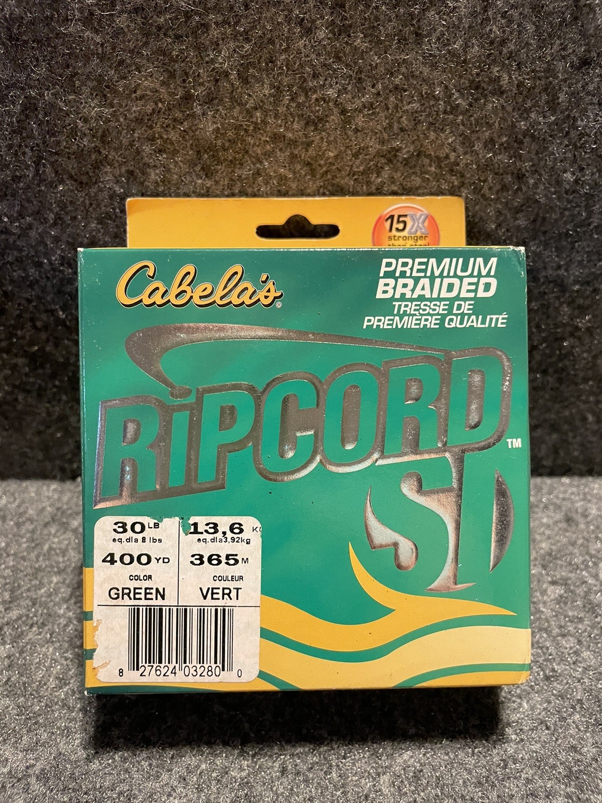 Cabelas Premium Braided Ripcord Si 30 Lb 400 Yd Green