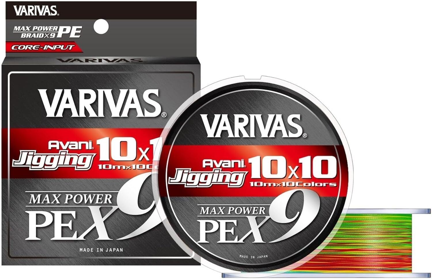VARIVAS Avani Jigging 10×10 MAX Power PE X9 Braid PE Line LB Selectable