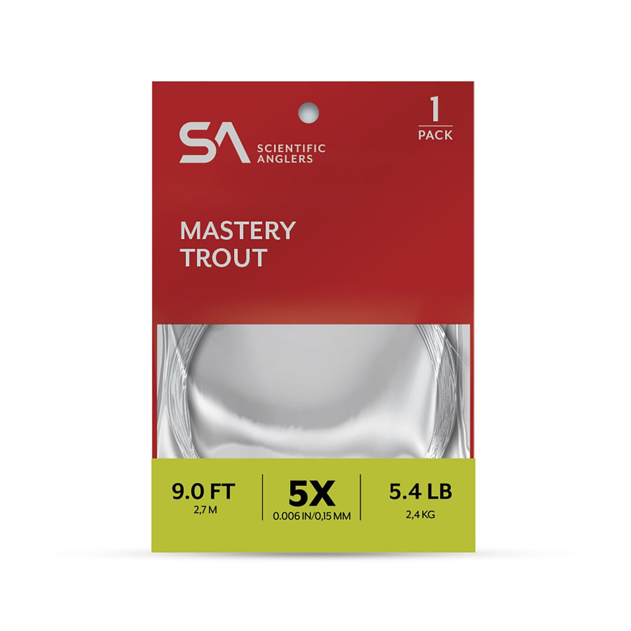 Scientific Anglers Mastery Trout Leader 7.5 ft – New