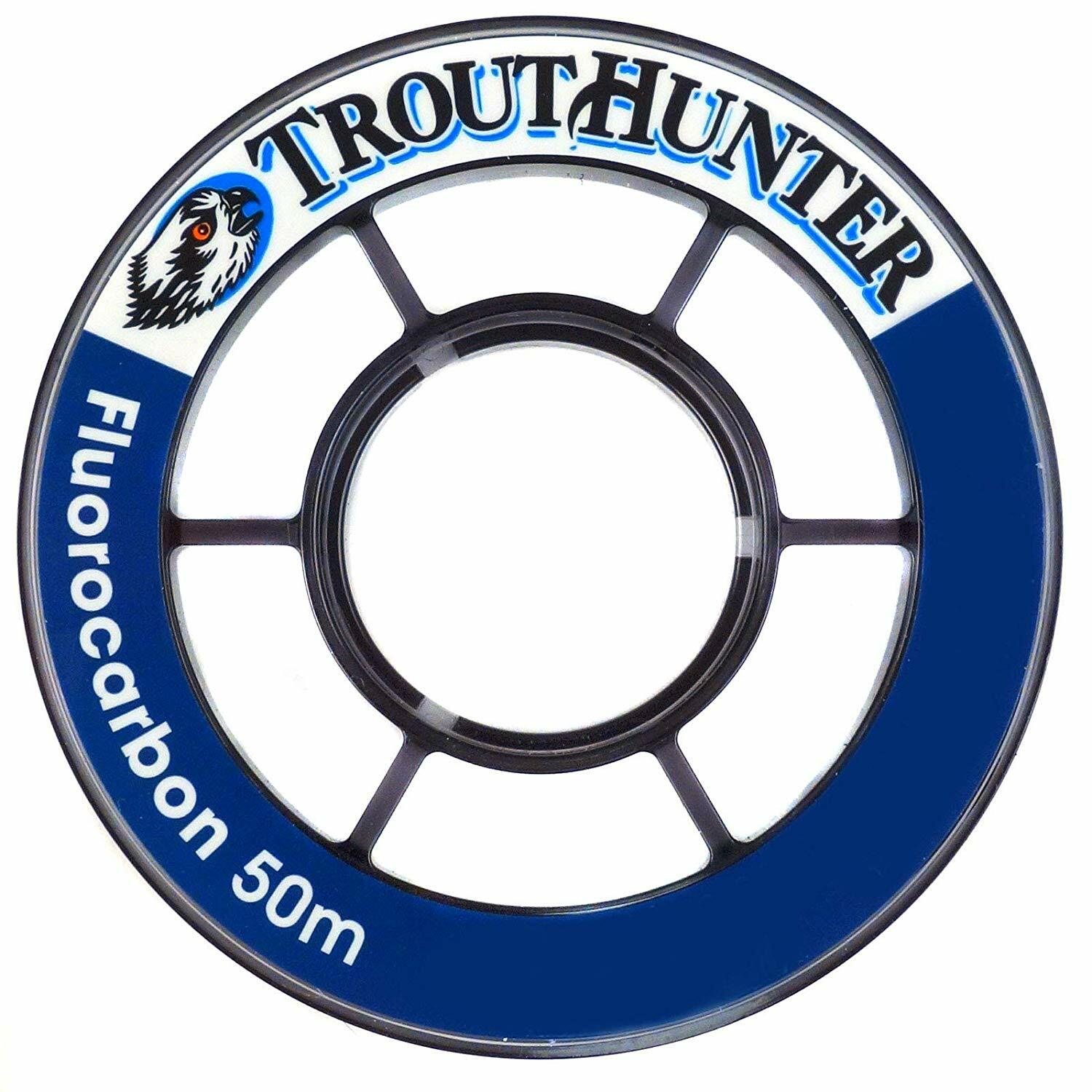 TROUTHUNTER 50M SPOOL FLUOROCARBON TIPPET IN SIZE 6.5X – 3.0LB TENSILE STRENGTH