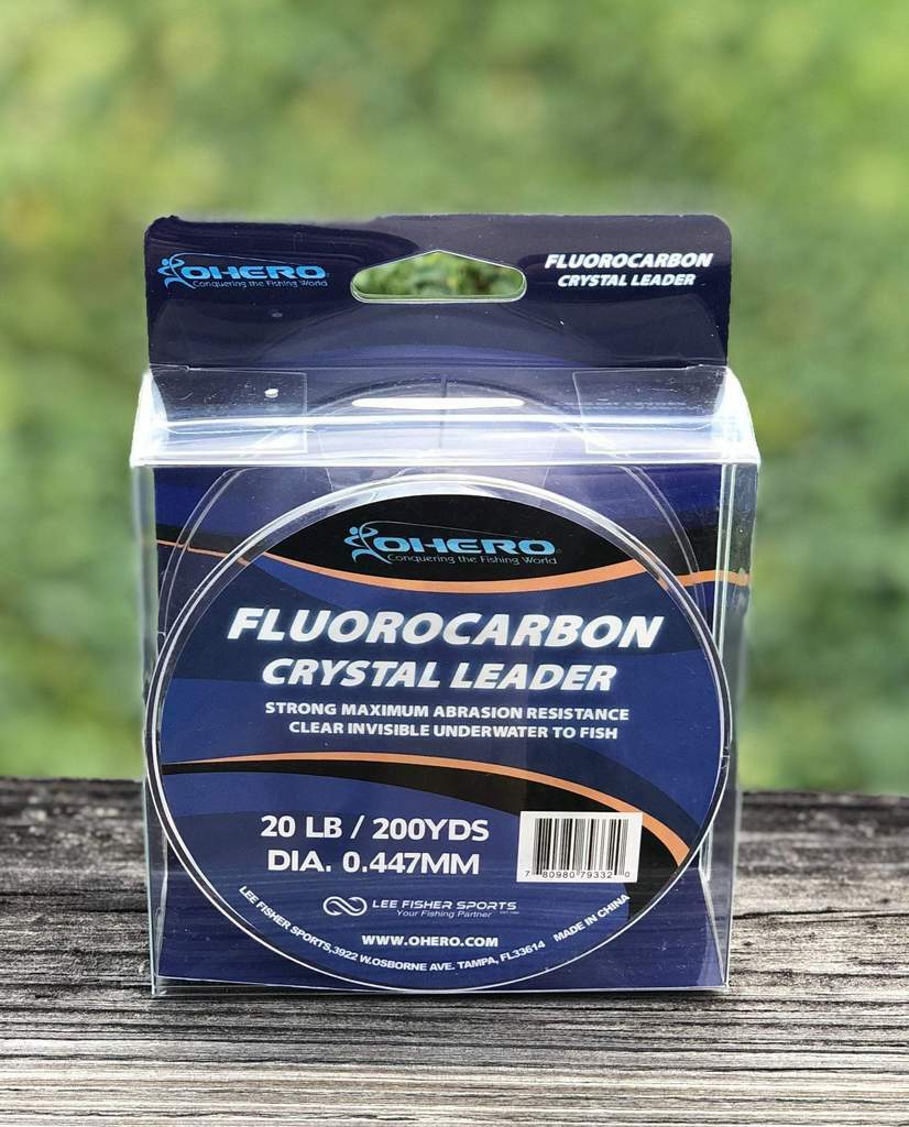 Ohero Fluorocarbon Crystal Leader-in 25 yd, 50 yd, 100 yd, 200 yd