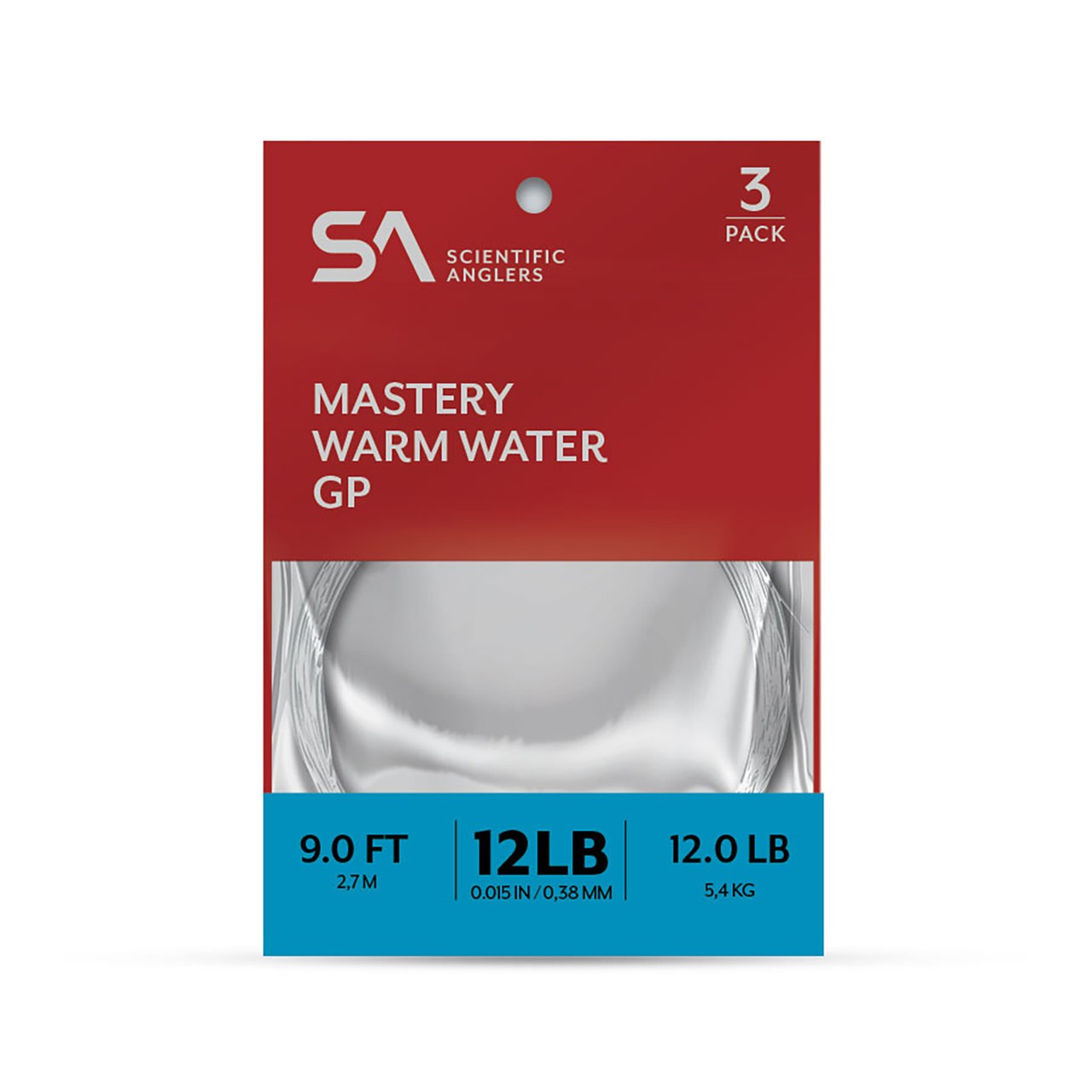 Scientific Anglers Mastery Warm Water Gp Leaders 9 ft 3 pk – New