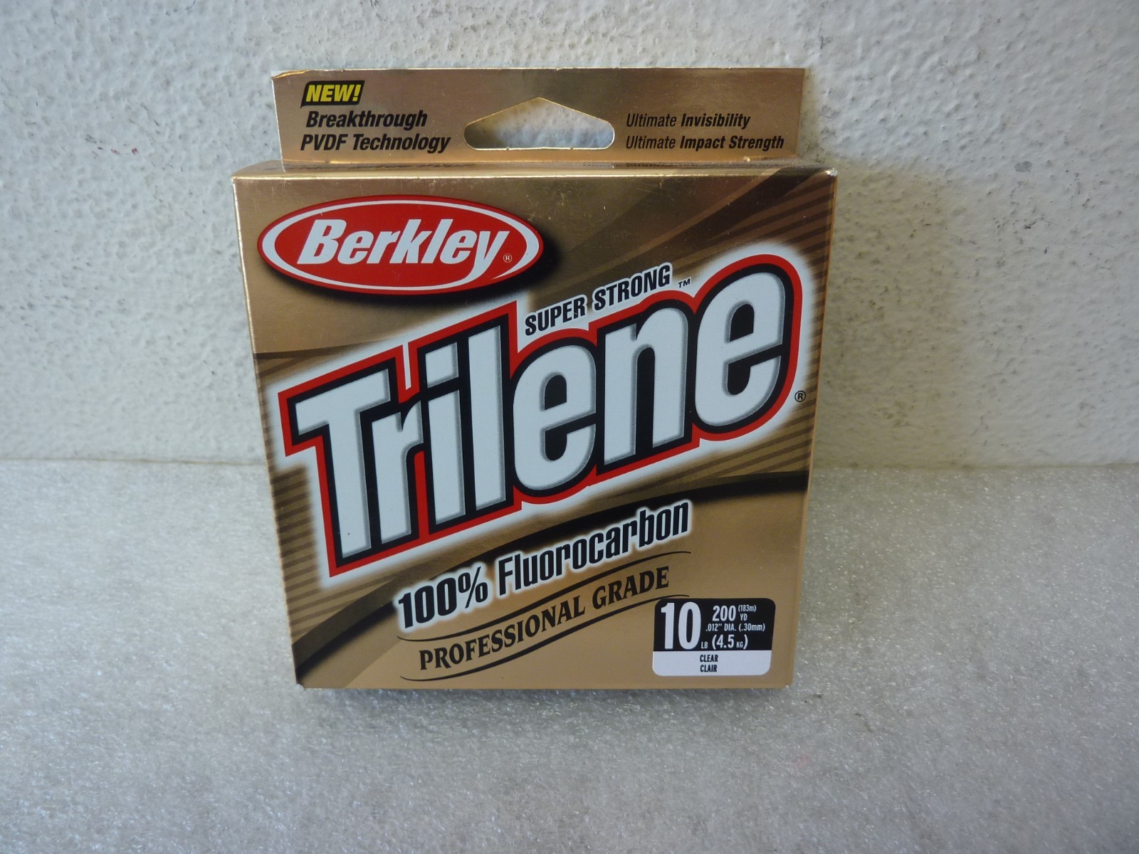 Berkley Trilene 100% Fluorocarbon Clear/ Green 200 Yds 10 lb Test Fishing Line