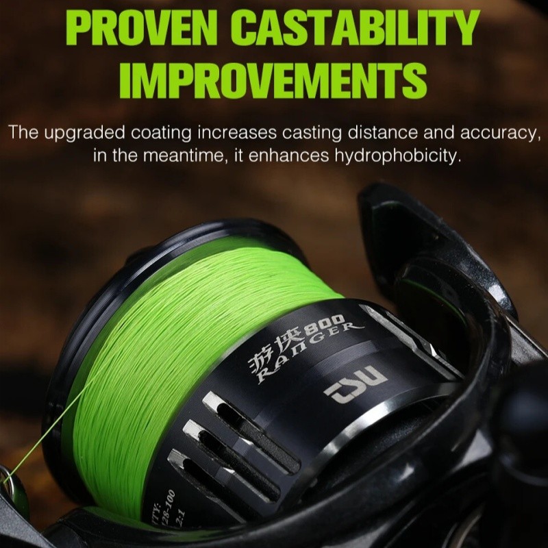 PE Braided Fishing Line Long Casting 8 Strands Multifilament Smooth Fishing Wire