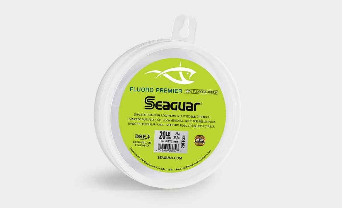 SEAGUAR PREMIER 100% FLUOROCARBON 25YRD SPOOL SALTWATER FISHING LEADER