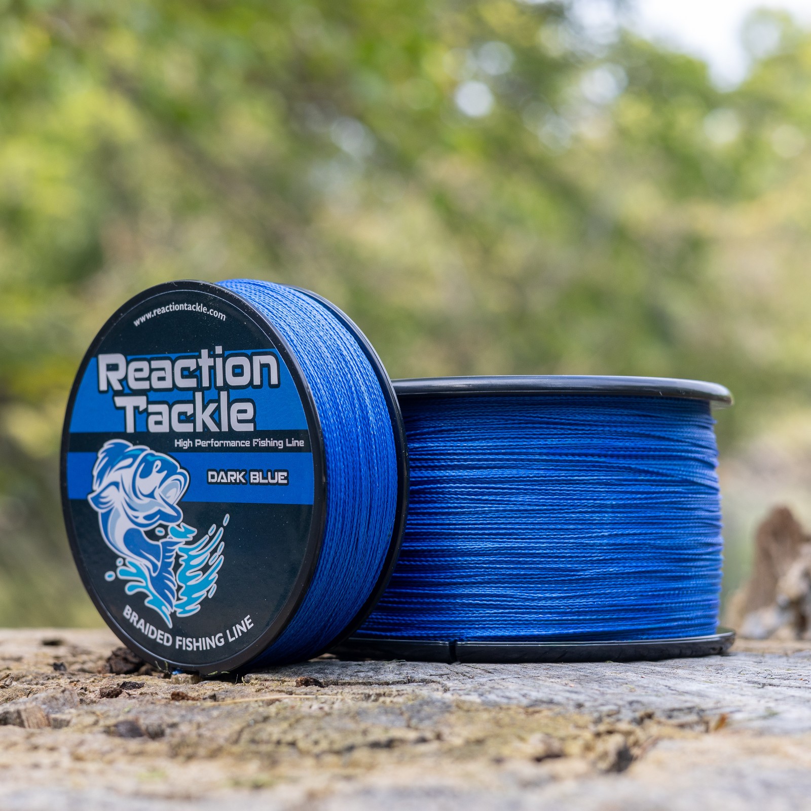 Reaction Tackle High Performance Braided Fishing Line / Braid – Dark Blue