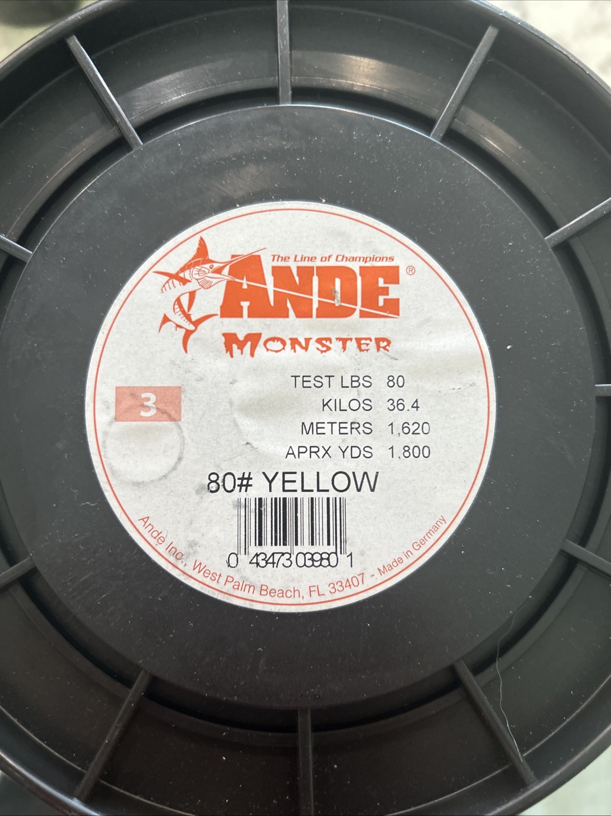 ANDE Monster Yellow 1800 Yards New