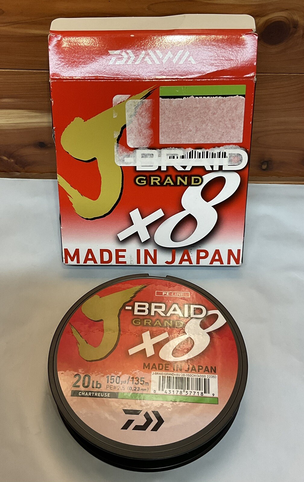 Daiwa J-Braid Grand X 8 150yd 20 LB