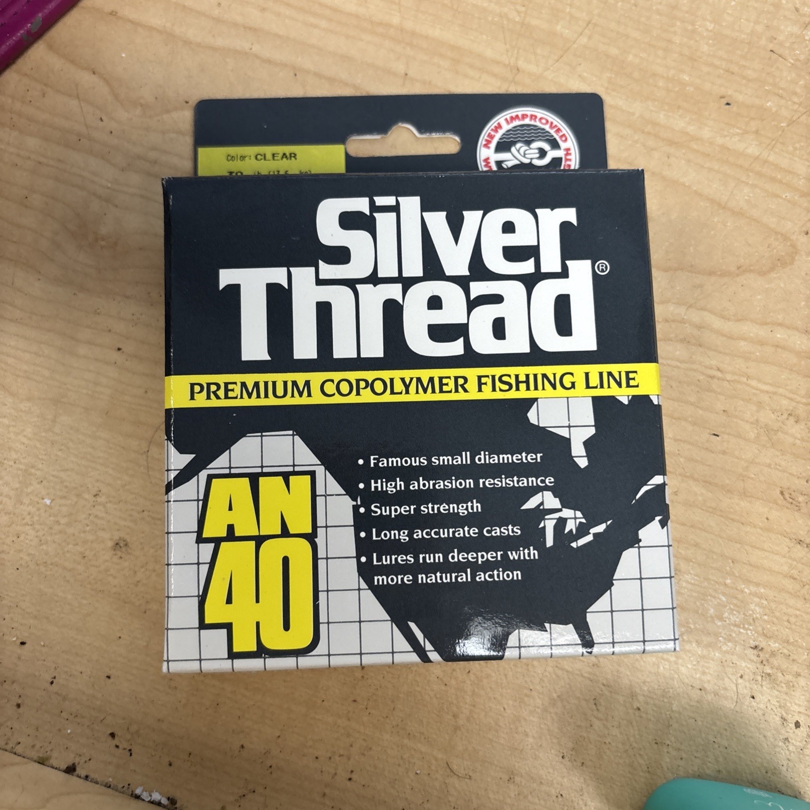 Silver Thread 30 Lb. Test Clear Fishing Line 250 Yards