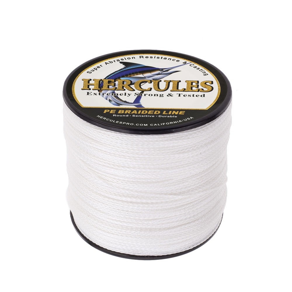 HERCULES 328 547 1094Yards Super 10-300LB 4 Strands PE Test Braided Fishing Line