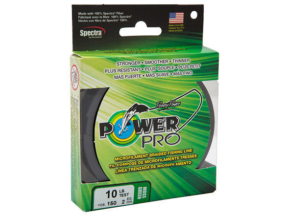 Power Pro Spectra Braided Line 150 yds Moss Green – Choose Size