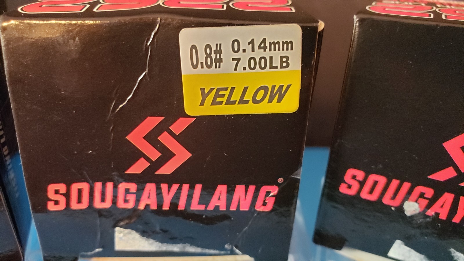 Lot of 3 SPOOLS FISHING LINE 7 lb. YELLOW 100 Meters Freshwater Saltwater NEW!