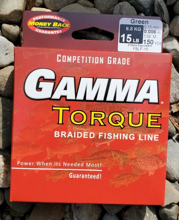 15 lb Gamma Braided Fishing Line • 150 yards Green