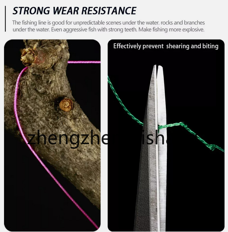 8 Strands Braided Fishing Line Multifilament PE Carp Wires 100M 300M 500M 1000M