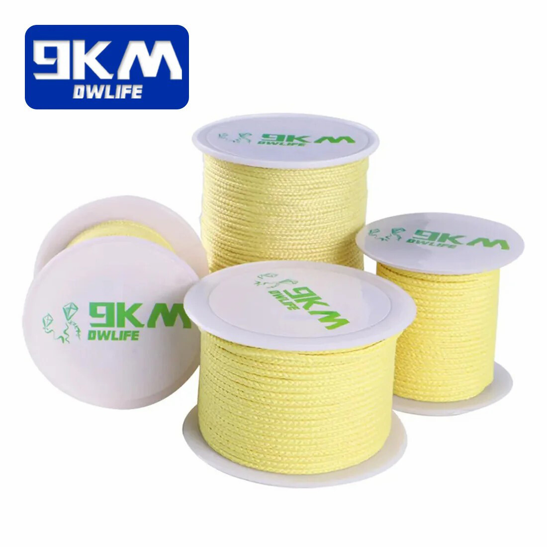 100FT Braided Kevlar Rope 40~400lb Quality Kevlar Rope Made with Kevlar Outdoor
