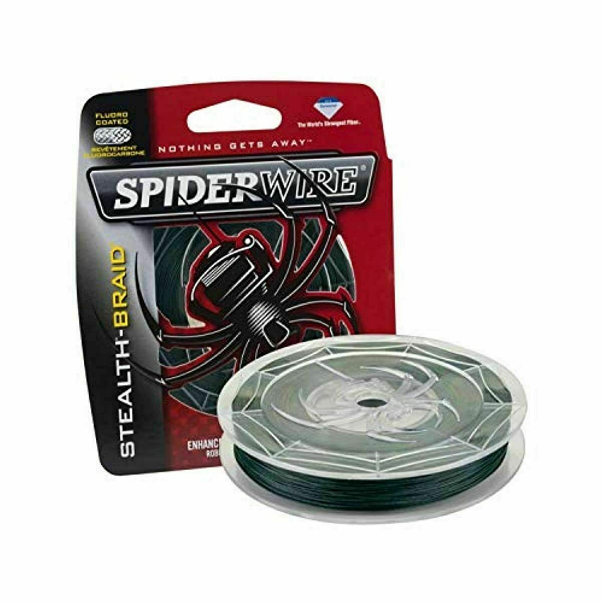 SPIDERWIRE STEALTH Moss Green Braided Fishing Line 125/300 YD – SELECT LB TEST