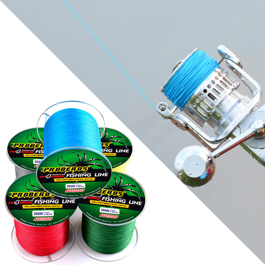 PE line 4 Braided Fishing Line Braided 300 m Vigorous Horse Fish Line 5 Colors